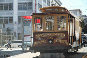 San Francisco cable car, California St. line