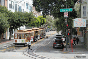 San Francisco Hyde Street cable car